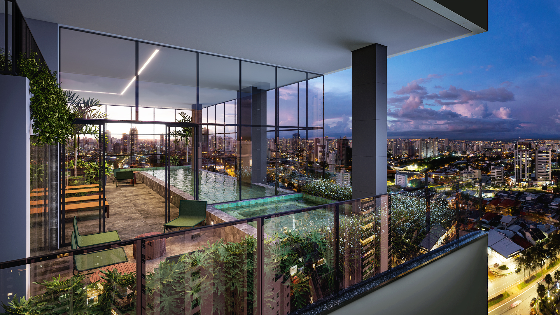 Penthouse Exclusiva no 36º Andar - Cobertura de Luxo no Setor Marista com Vista Panorâmica