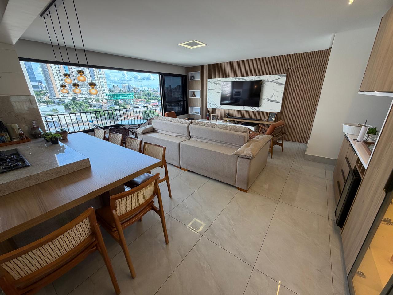 Apartamento Alto Padrão no Residencial Jardim Bueno - 3 Suítes com Armários, Projeto Luminotécnico e Churrasqueira Gourmet