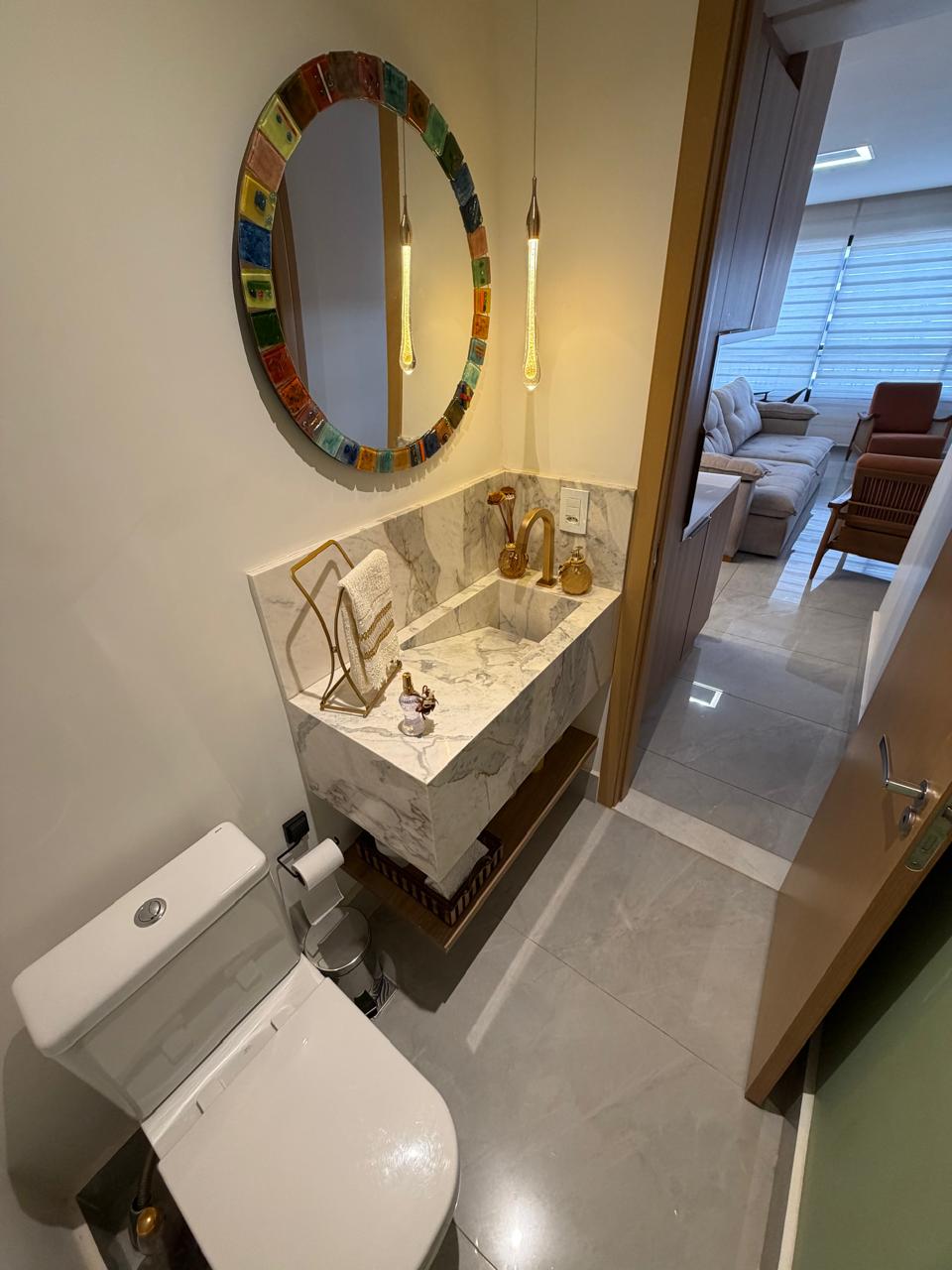 Apartamento Alto Padrão no Residencial Jardim Bueno - 3 Suítes com Armários, Projeto Luminotécnico e Churrasqueira Gourmet