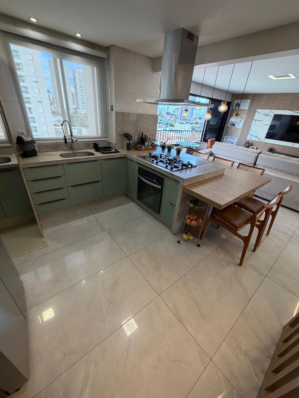 Apartamento Alto Padrão no Residencial Jardim Bueno - 3 Suítes com Armários, Projeto Luminotécnico e Churrasqueira Gourmet