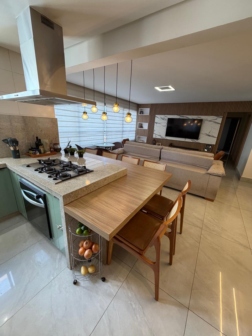 Apartamento Alto Padrão no Residencial Jardim Bueno - 3 Suítes com Armários, Projeto Luminotécnico e Churrasqueira Gourmet