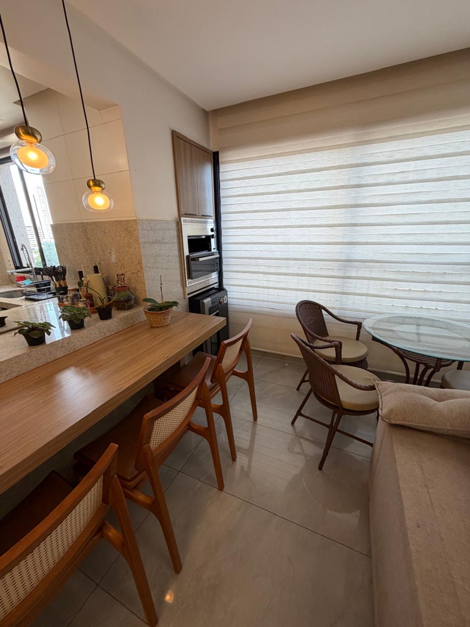 Apartamento Alto Padrão no Residencial Jardim Bueno - 3 Suítes com Armários, Projeto Luminotécnico e Churrasqueira Gourmet