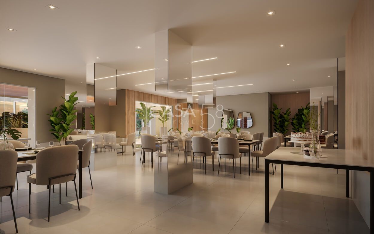 Apartamento à venda no EBM Wish 37 – 2 suítes, 75m², com closet e lavabo