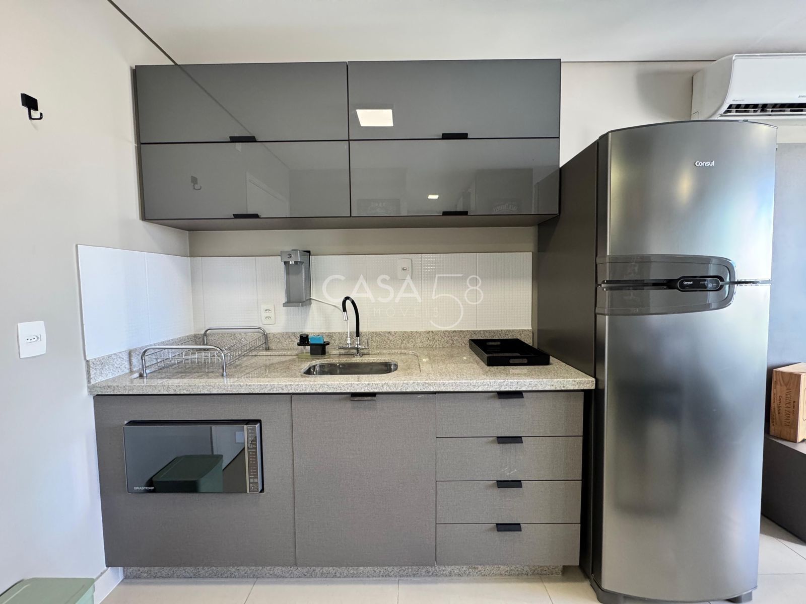 Flat 100% mobiliado no DNA SmartStyle (Setor Bueno) - Andar Alto - Nascente