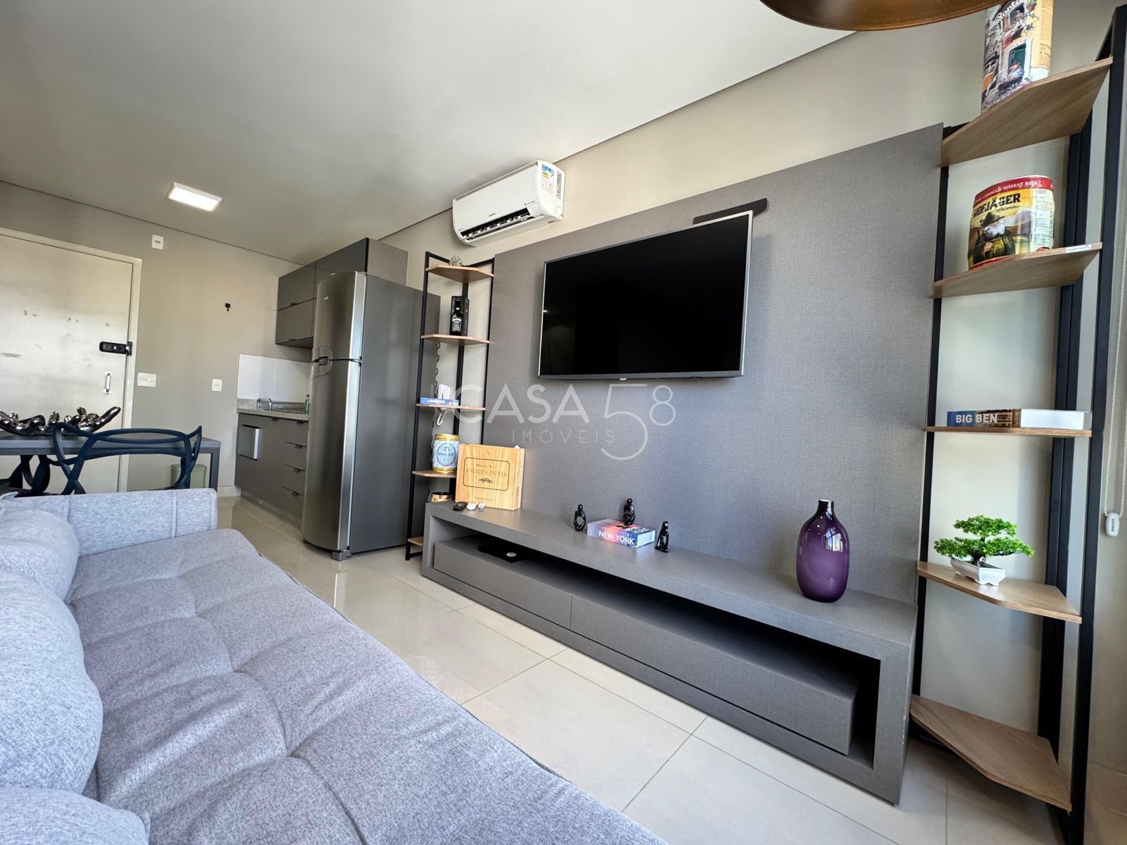 Flat 100% mobiliado no DNA SmartStyle (Setor Bueno) - Andar Alto - Nascente