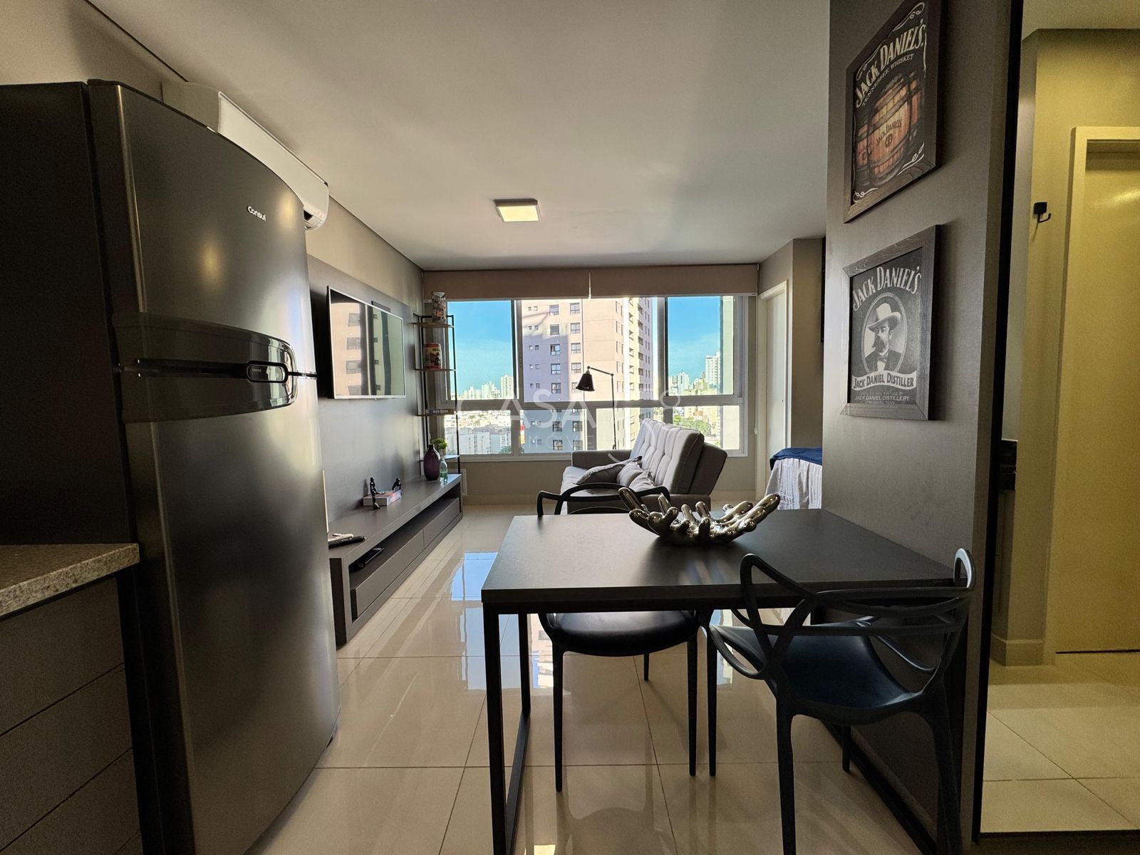 Flat 100% mobiliado no DNA SmartStyle (Setor Bueno) - Andar Alto - Nascente