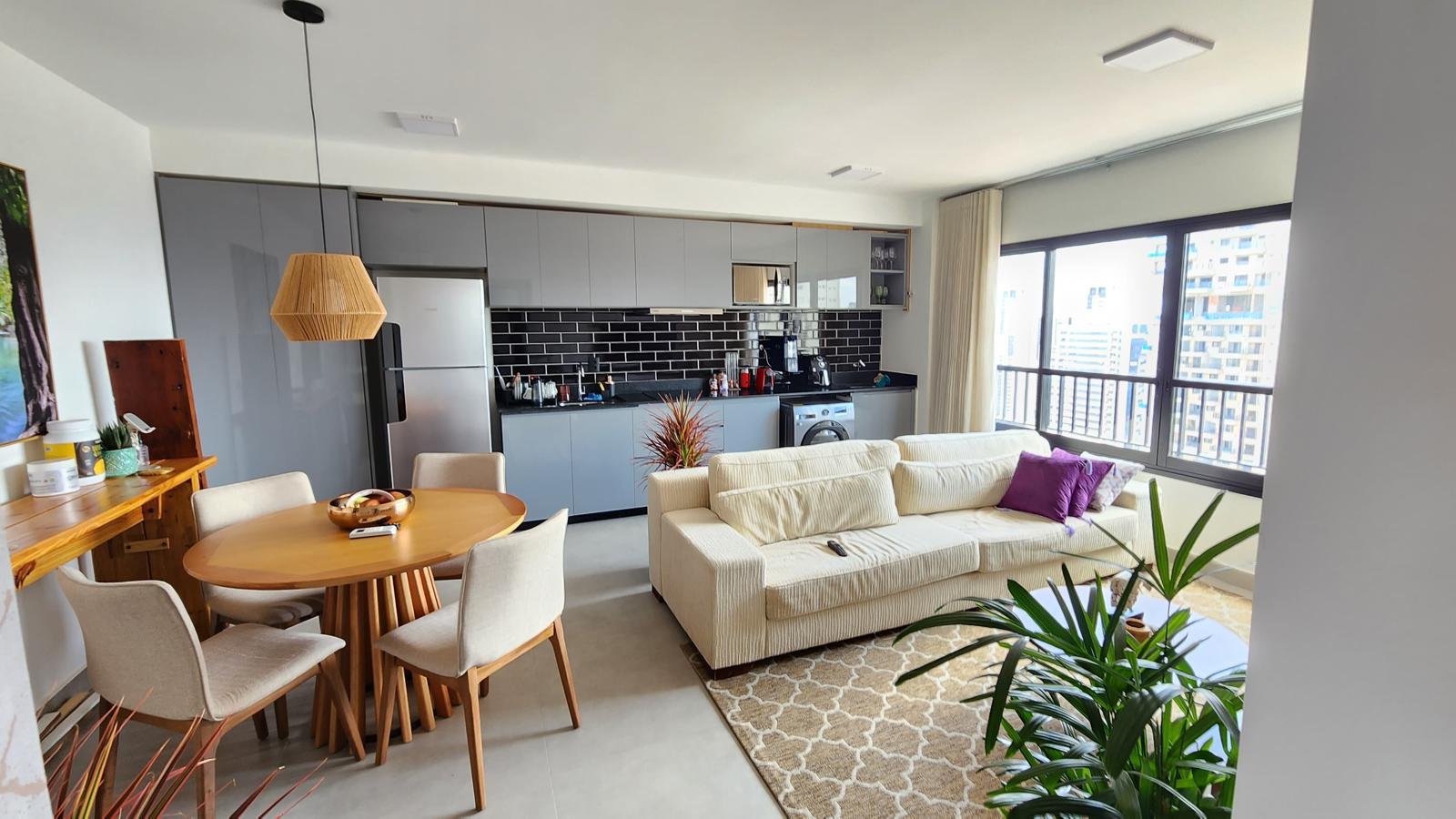 Apartamento a venda ou aluguel  / 2 quartos / 1 suite / mobiliado / predio novo / rooftop /  1 vaga