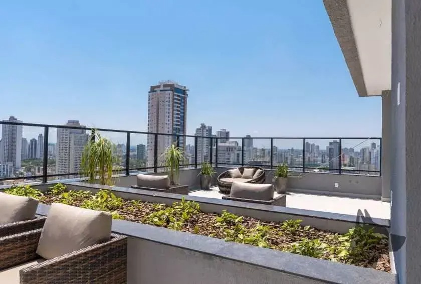 Apartamento Setor Bueno a venda / 2 quartos / lavabo / 2 vagas / predio novo / mobiliado