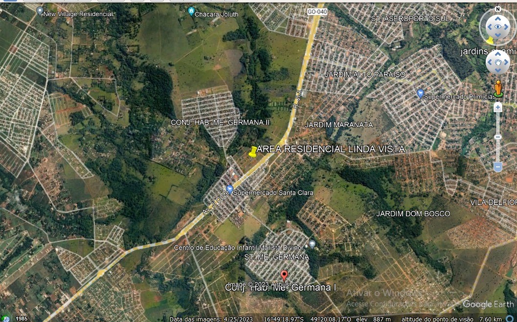 Área à venda com 633 m² - Residencial Linda Vista - Goiânia/GO / Saida para Aragoiania / Ideal para postos, supermercados e galpoes