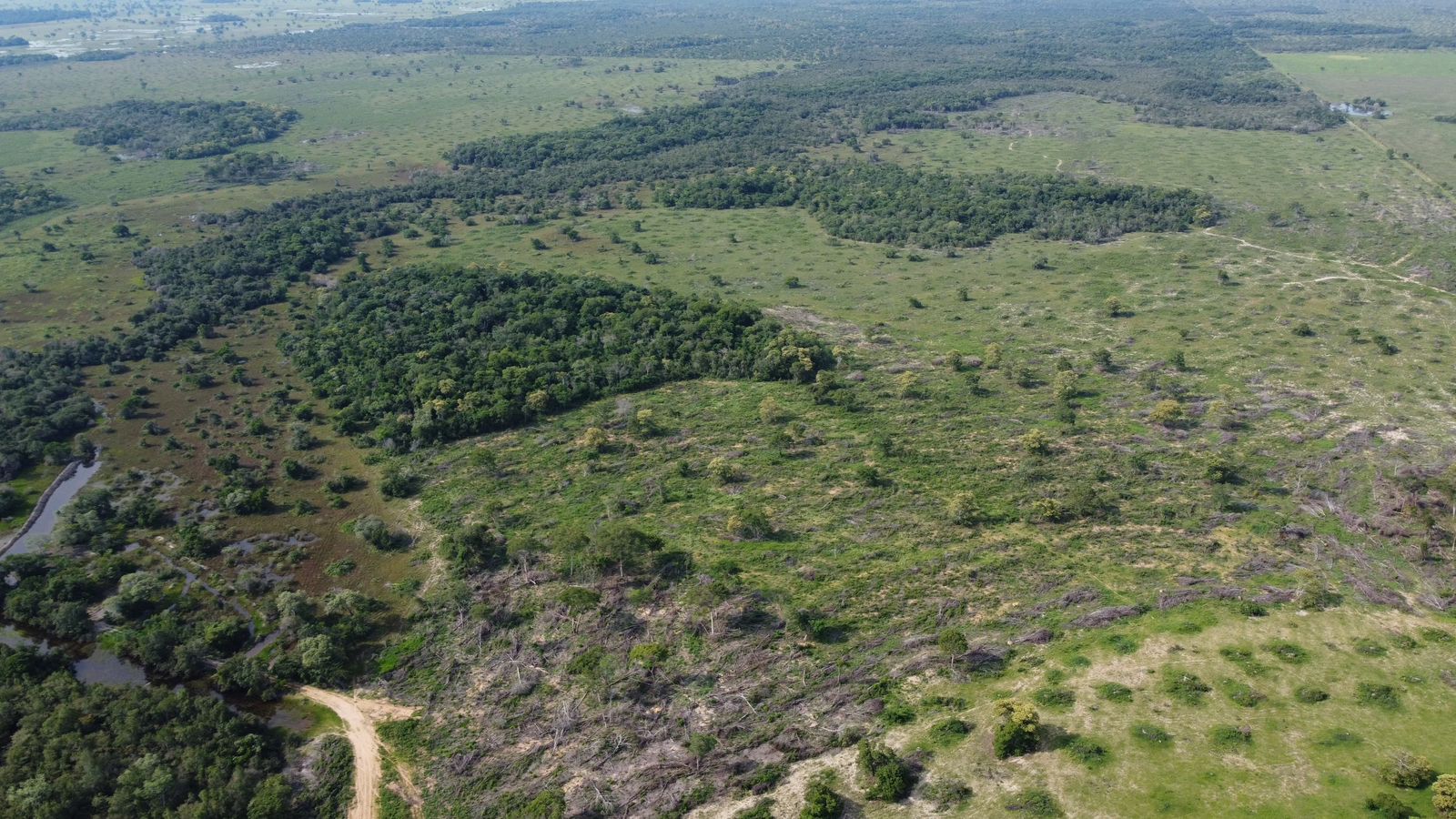 Fazenda à Venda em Araguaiana - MT / 4.158 hectares de área total / 2.900 hectares de área de pastagem / 23 divisões de pasto / curral com brete e balança / galpão de máquinas