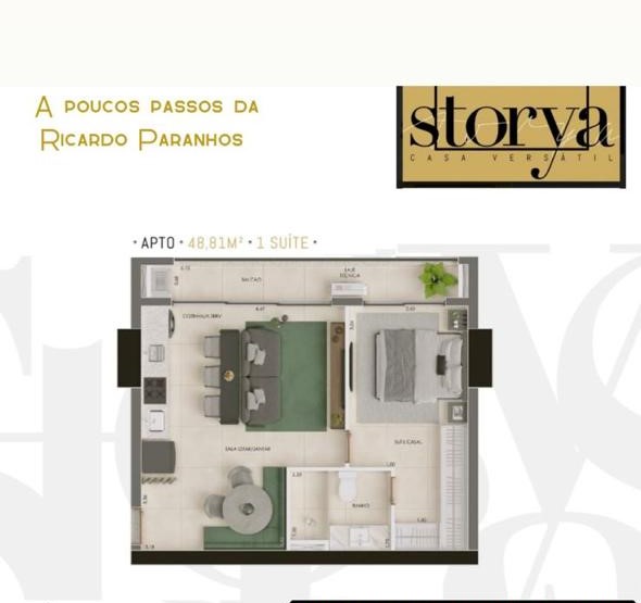Studio no Storya Casa Versátil no Marista